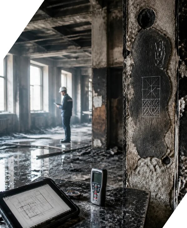 Обследование зданий после пожара в Нижневартовске от 15540 р. | ЭкспертизаРоссия
