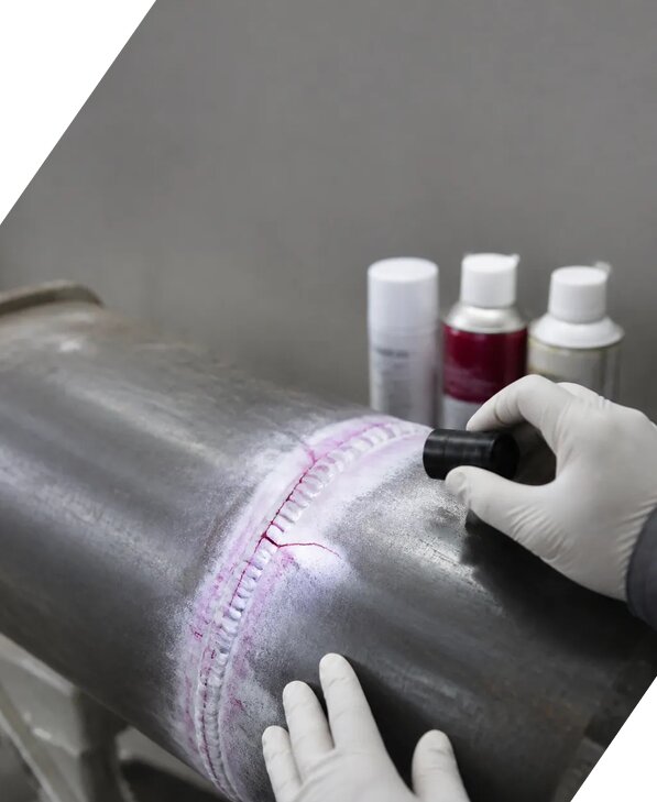 Капиллярный контроль сварных швов в Нижневартовске от 5180 р. | ЭкспертизаРоссия