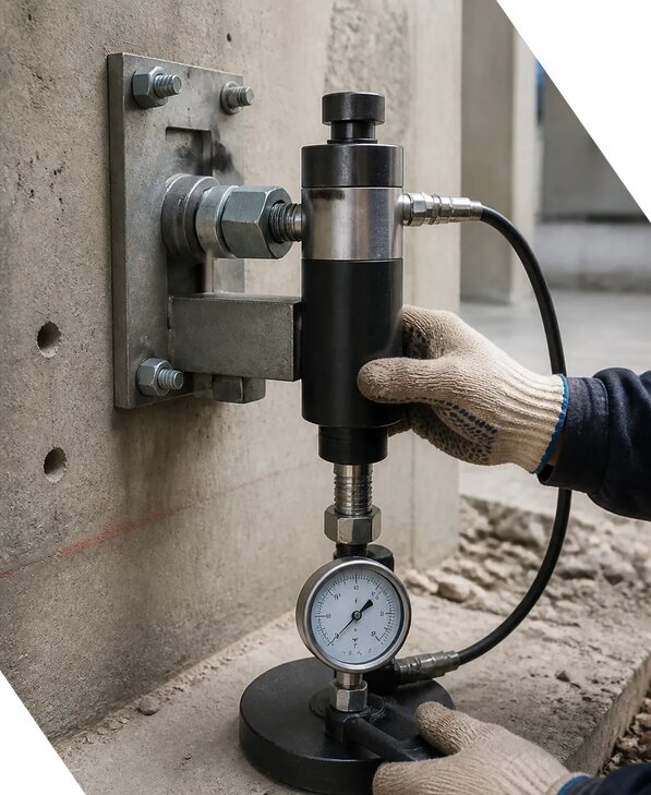 Испытание анкерных устройств в Нижневартовске с оформлением протокола
